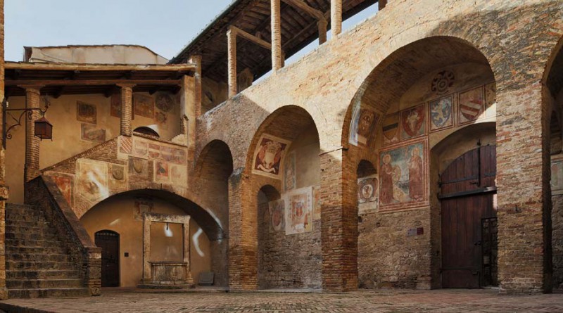 The civic museum in the town hall of San Gimignano